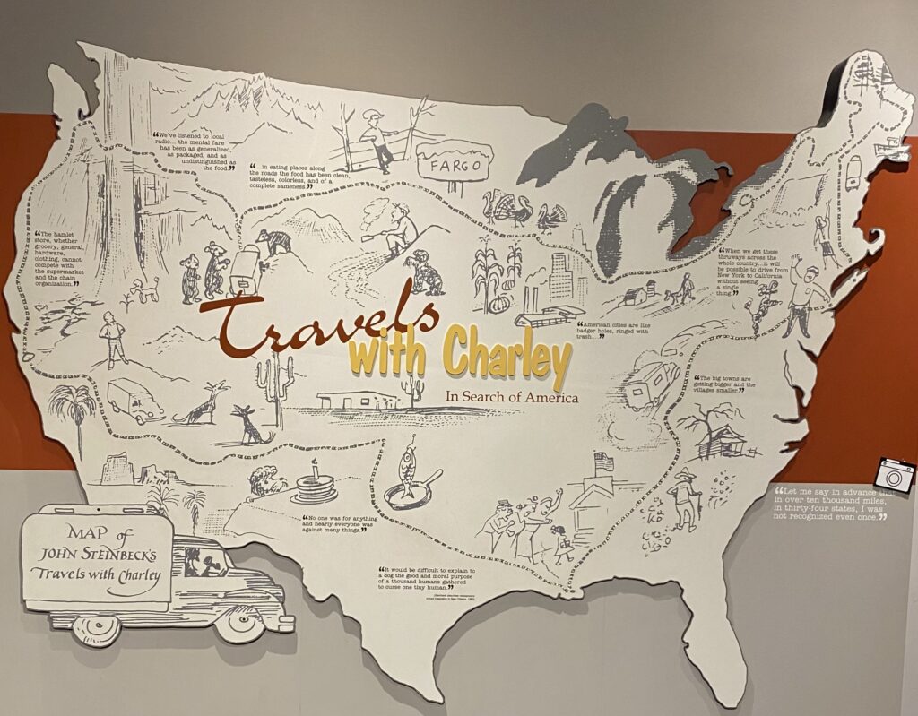 Travels with Charlie road map