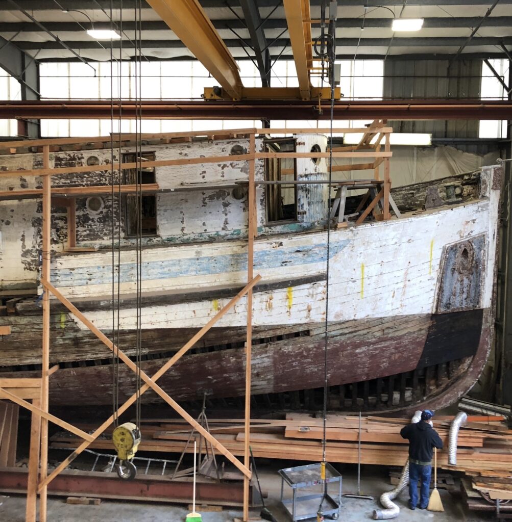 The Western Flyer underwent an eight year, $7million dollar restoration to make it seaworthy again. (Photo by Russ Eagle)