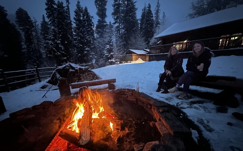 Retreat campfire