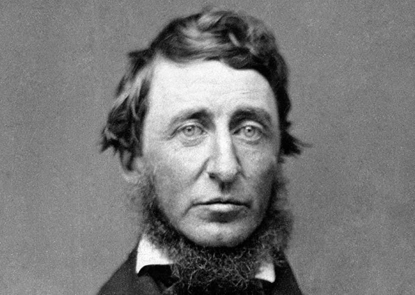 Henry David Thoreau photographed by Benjamin D. Maxham, 1856. 