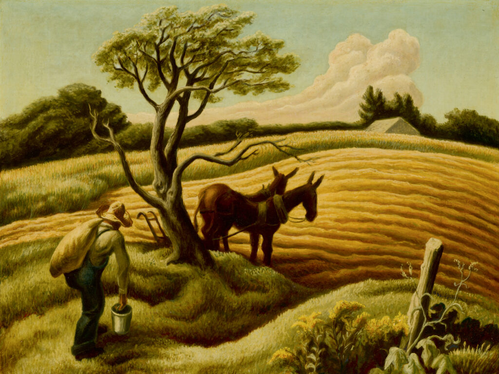 Noon, by Thomas Hart Benton, 1939.