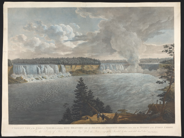 A Distant View of the Falls of Niagara by American artist, John Vanderlyn, 1804.