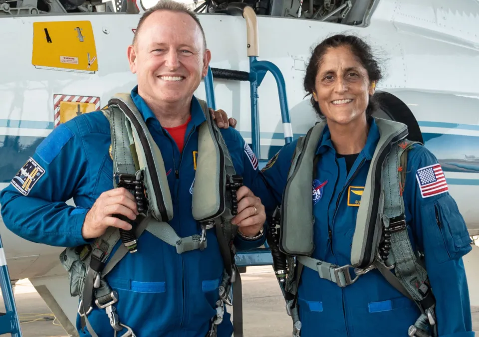 NASA astronauts, Butch Wilmore and Suni Williams.