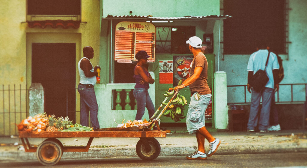 Cuban street photographed by Bryan David Hall