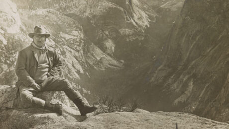 Teddy Roosevelt at Yosemite Valley, CA. 1903.