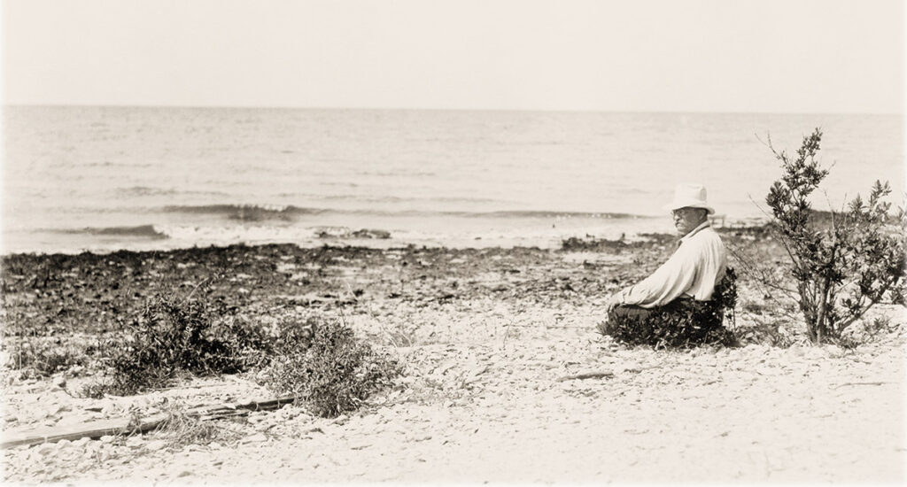 Roosevelt at Breton National Wildlife Refuge, Louisiana ,1915.