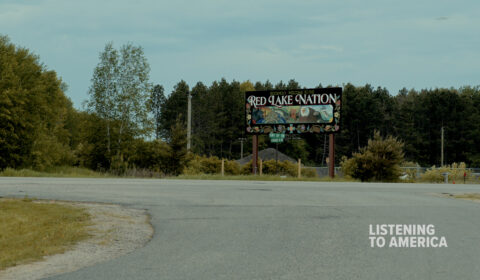 Red Lake sign