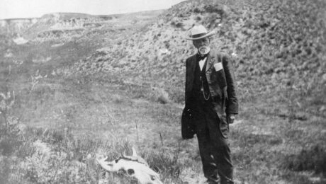 Congressman John F. Lacey, August, 1906, in Goodnight, Texas.