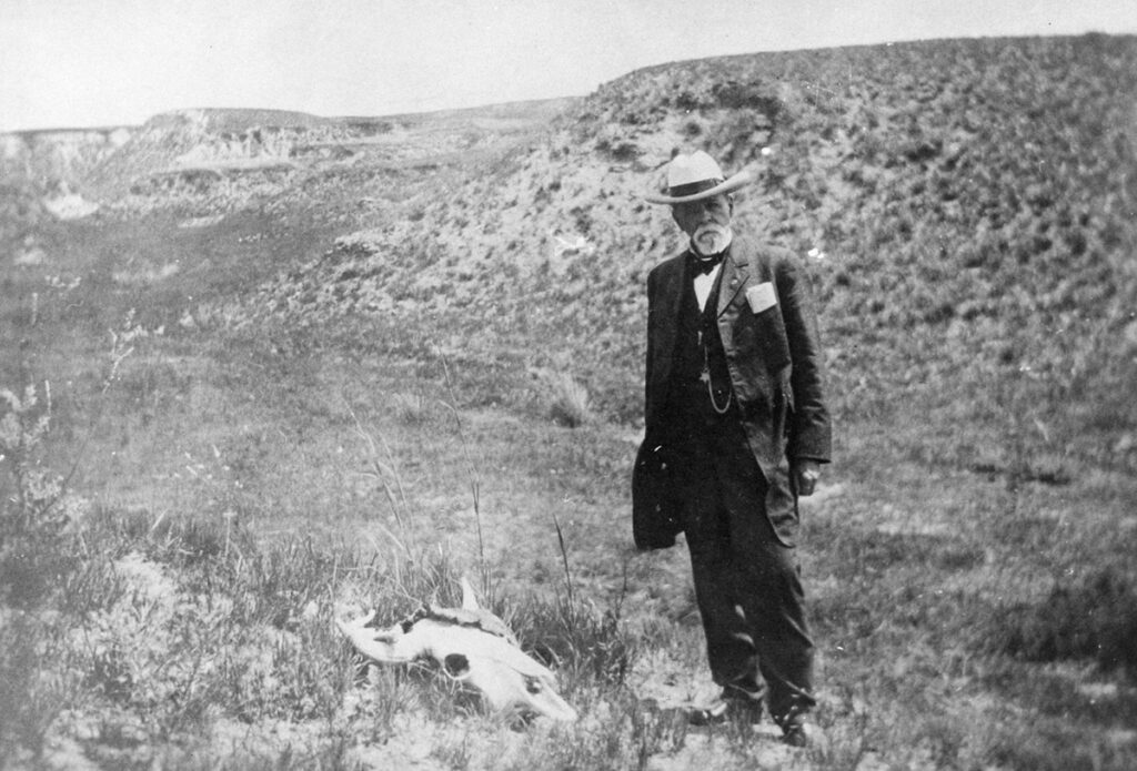 Congressman John F. Lacey, August, 1906, in Goodnight, Texas.