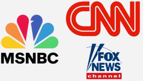 Cable news logos