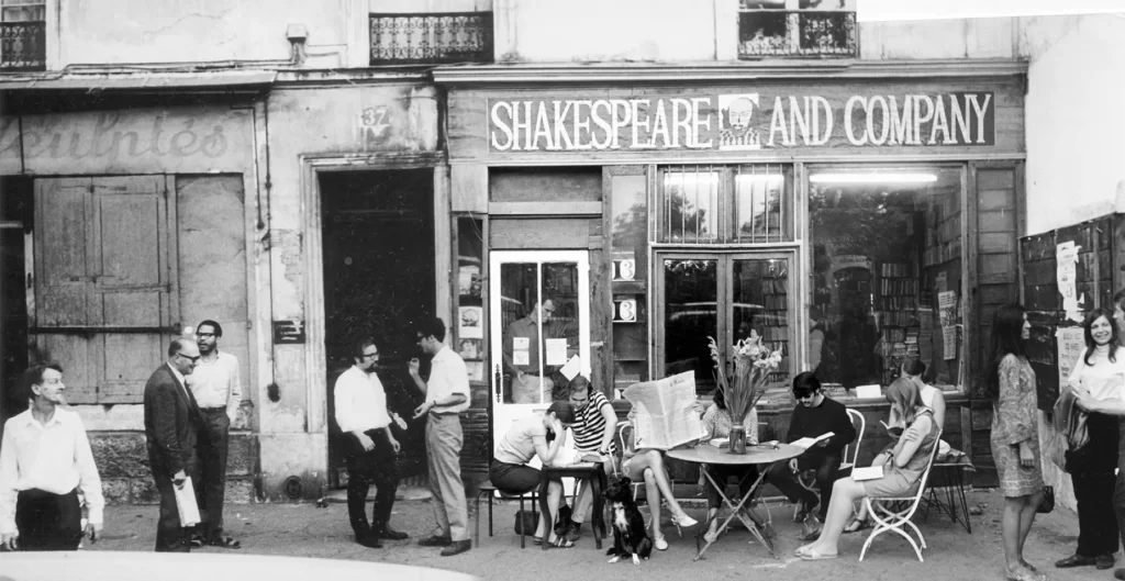 Shakespeare & Company, the famous English-language bookshop in the heart of Paris.