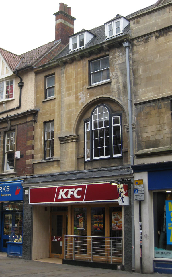 A Kentucky Fried Chicken outlet in Oxford, England.