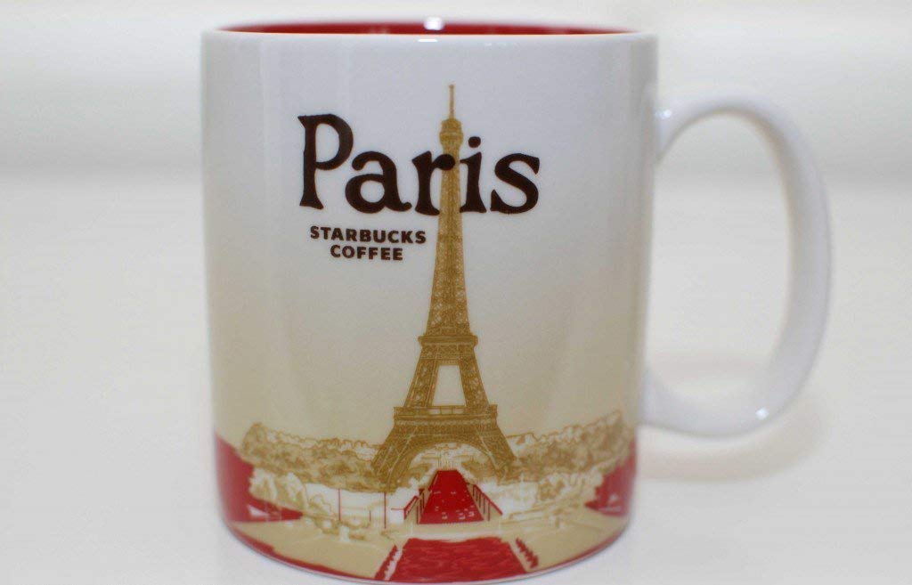 A Starbucks mug from Paris.