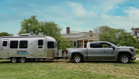 LTA truck and Airstream at Poplar Forest