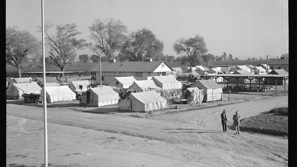 Weed Patch Camp, Kern Ca. 1936.