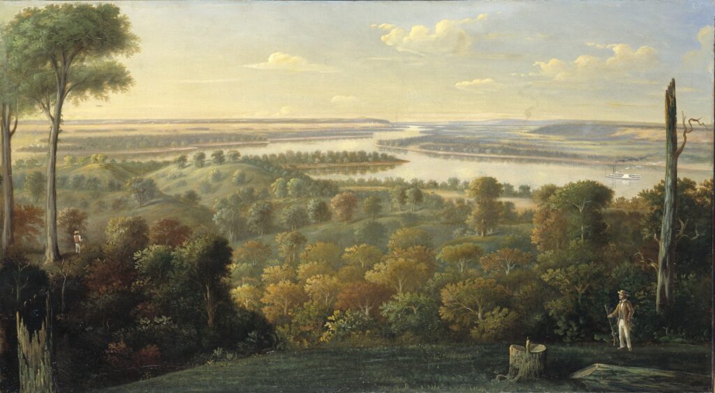 The Ohio River ca1840. (Smithsonian American Art Museum)
