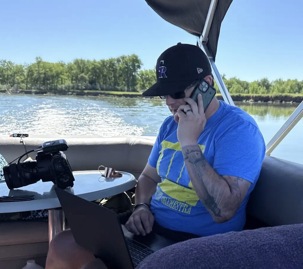 Nolan, always connected. 