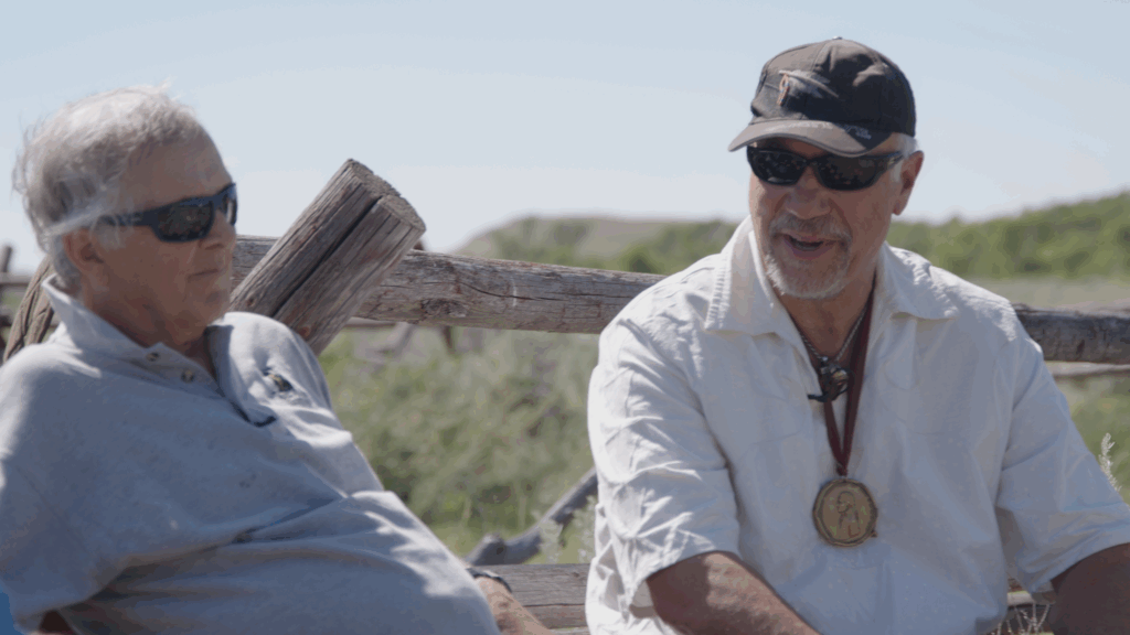 Larry Epstein (left) and Jack Gladstone.
