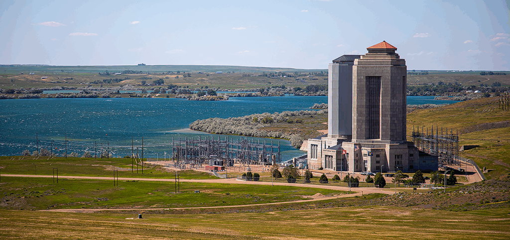 Fort Peck Dam. The U.S. Army Corps of Engineers has operated the dam since 1940. Stretching across the upper Missouri River in northeastern Montana, it is the furthest upstream of six dams and reservoir projects built on the mainstem of the upper Missouri River. (U.S. Army Corps of Engineers)