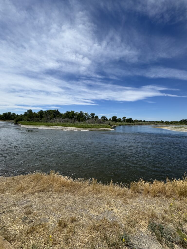 Missouri Headwaters State Park where the tJefferson, Madison and Gallatin Rivers join to form the "start" of the Missouri River. Lewis and Clark visited here in 1805. (Photo Dennis McKenna)