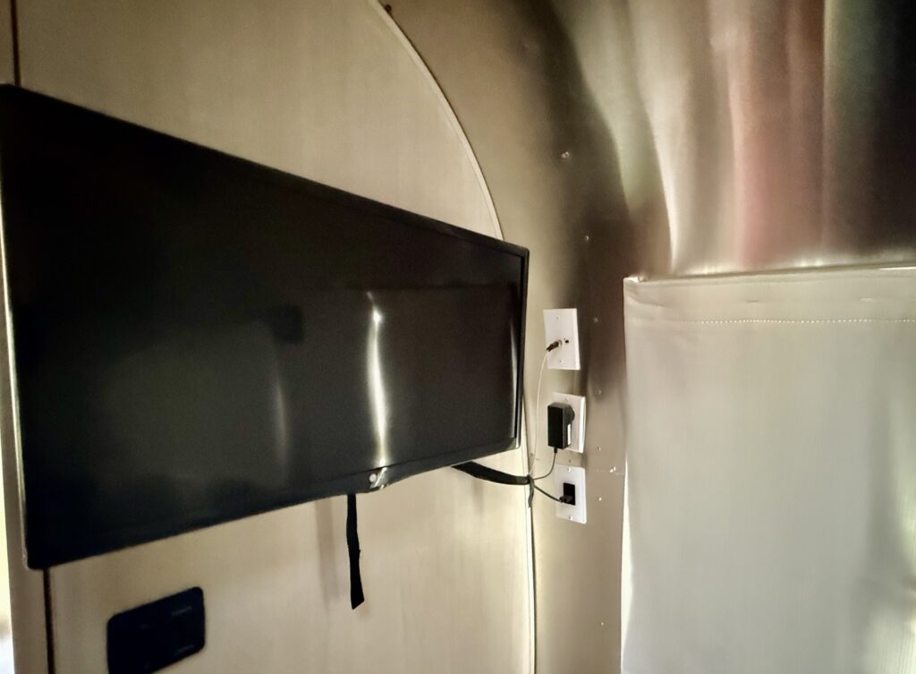 The TV monitor that's never been used.