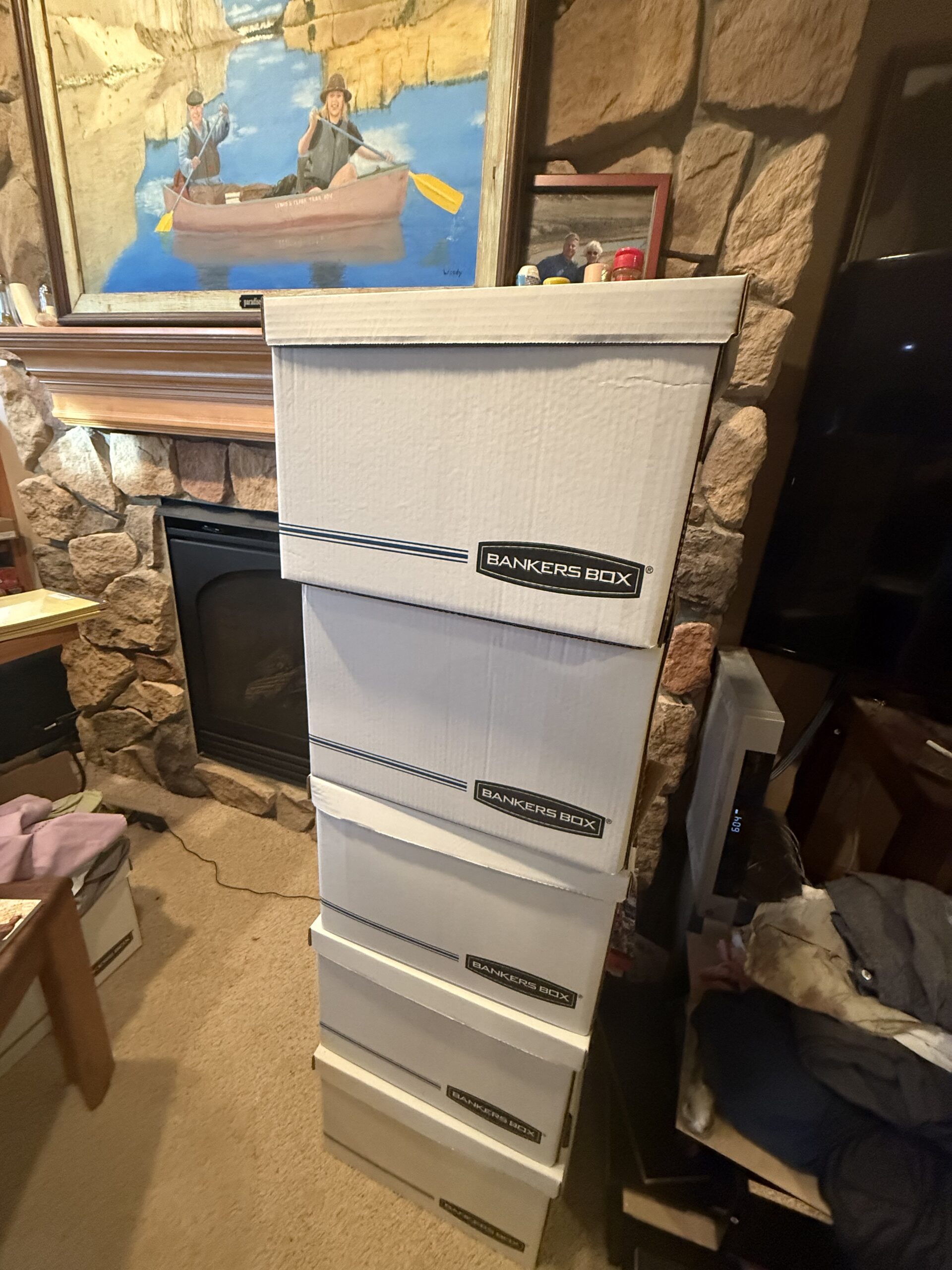 Boxed up and ready for a new home