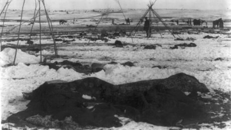 Approximately 250 Lakota men, women, elders, and children were killed on December 19, 1890, at Wounded Knee, Pine Ridge Indian Reservation, SD