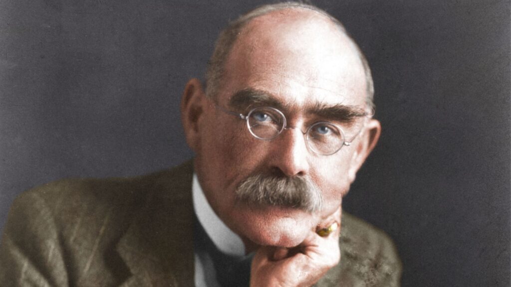 English poet Rudyard Kipling.
