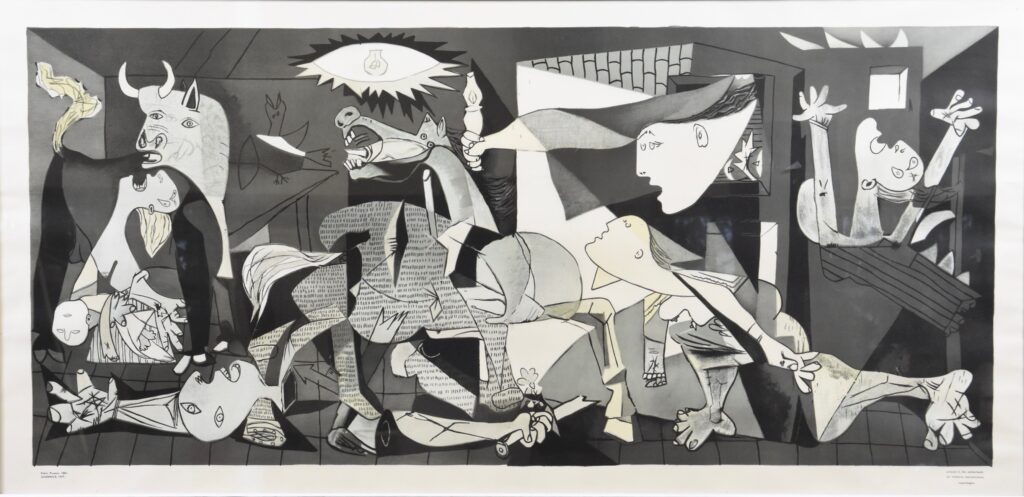 Picasso’s famous 1937 painting Guernica.