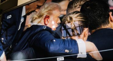 Image from Butler, Pennsylvania, assassination attempt ,July 13, 2024.