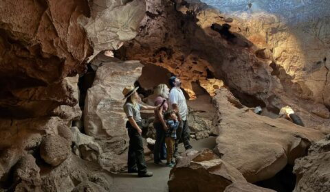 Inside Wind Cave National Park in southwestern South Dakota.