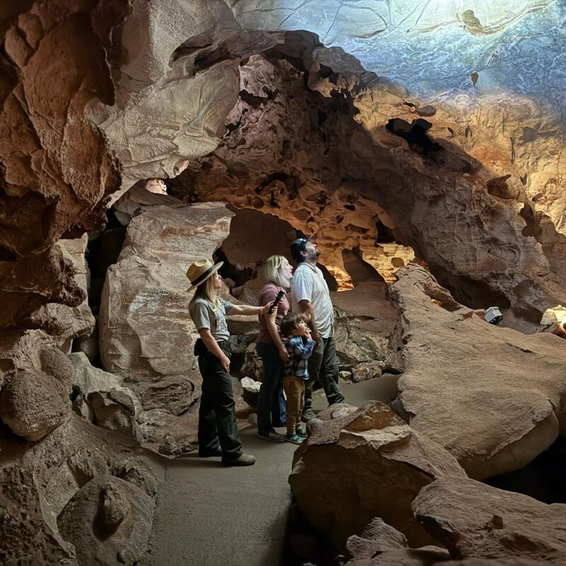 Inside Wind Cave National Park in southwestern South Dakota.
