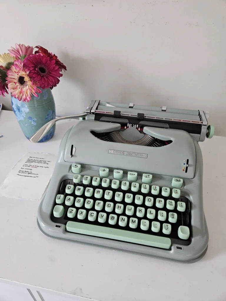 Hermes 3000 Vintage Typewriter