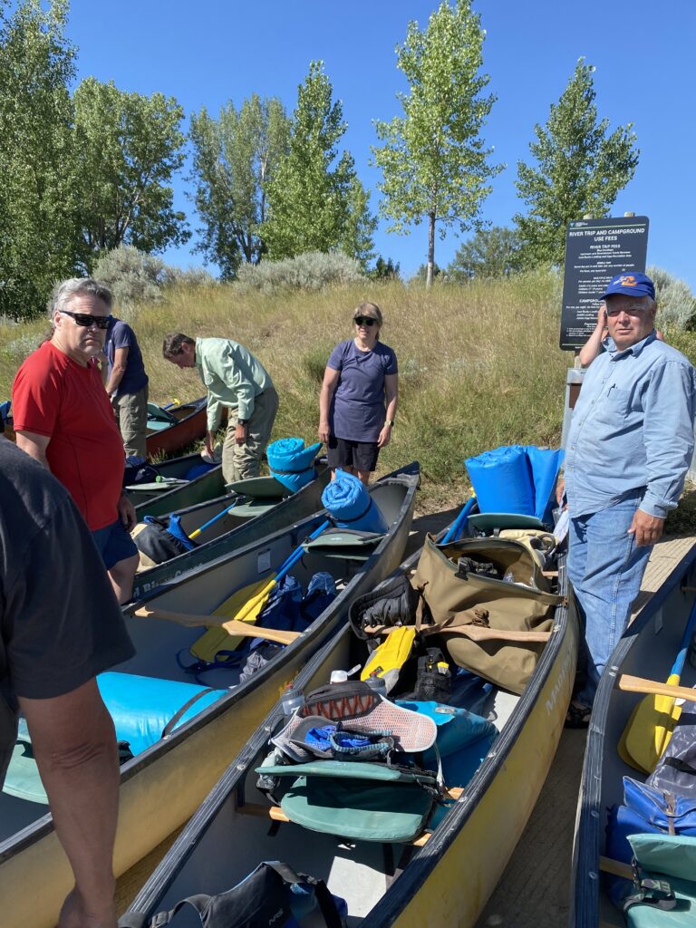 Shoving off for Lewis and Clark Tour.