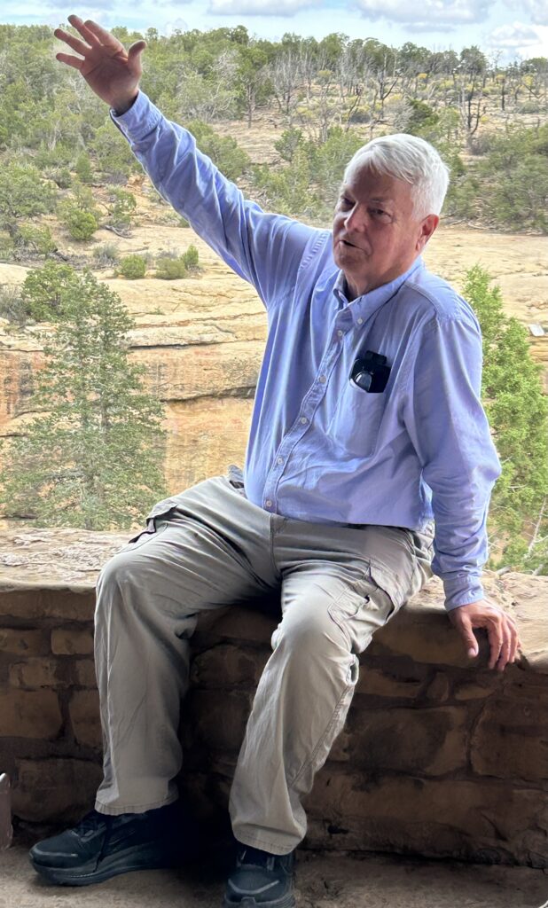 Clay Jenkinson at Mesa Verde National Park.