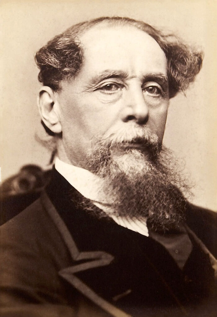 The writer Charles Dickens. Portrait by Jeremiah Gurney