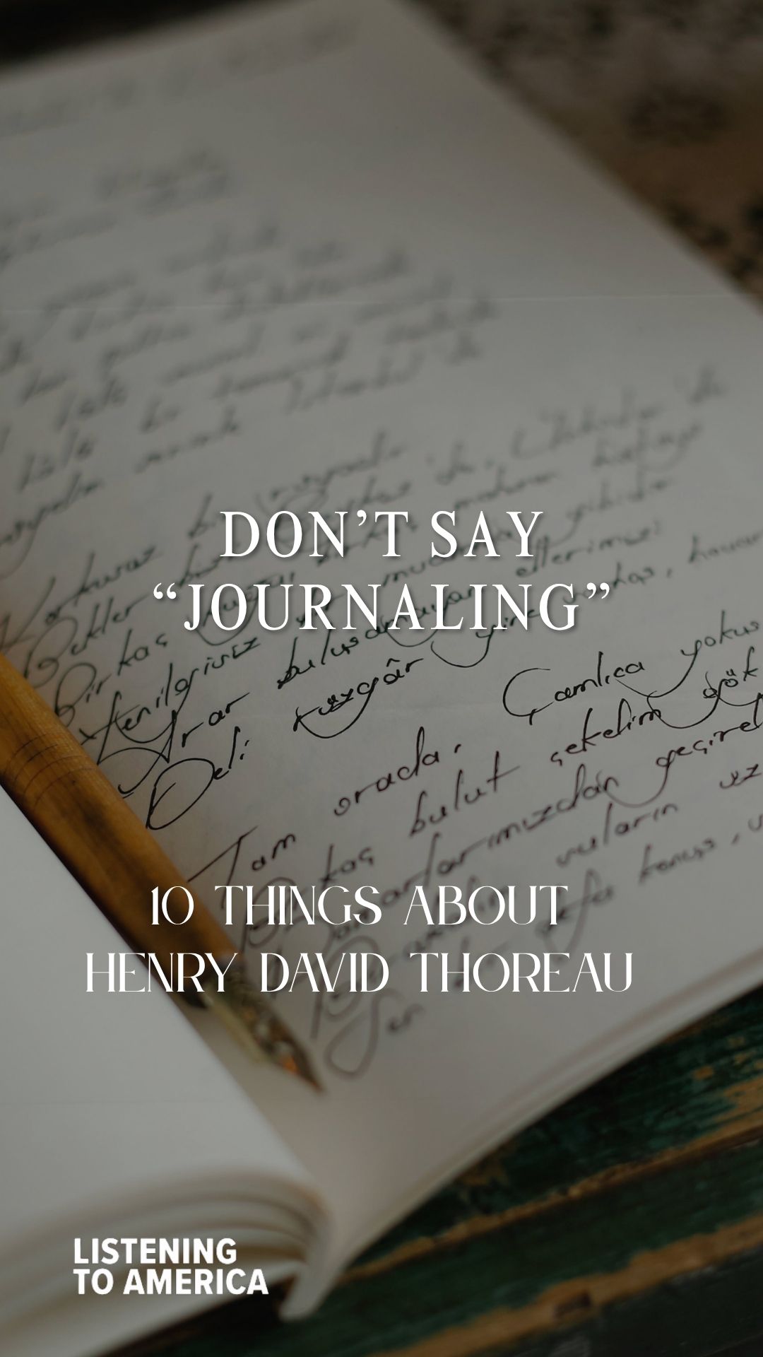 Listening to America