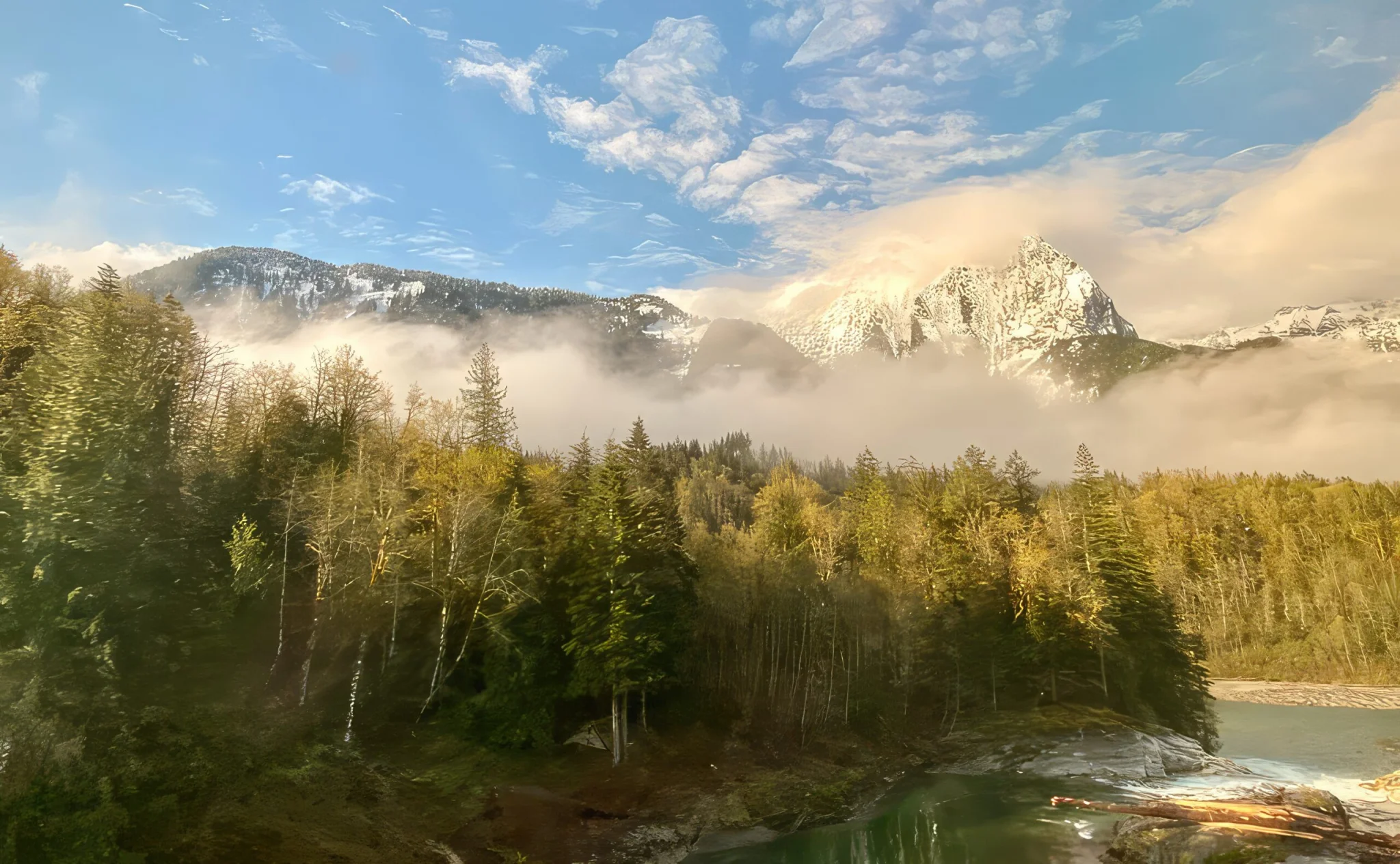 Snow Capped Peaks